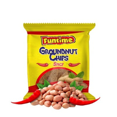 Funtime Groundnut Chips Spicy 30 g