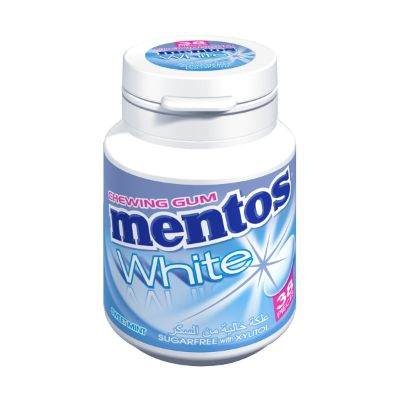 Mentos White Chewing Gum Sweet Mint Sugar-Free 54.34 g x38