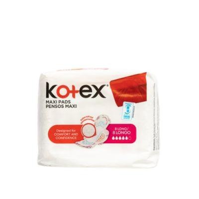 Kotex Maxi Pads Long x8