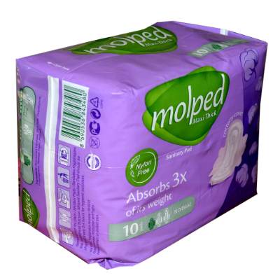 Molped Maxi Thick Sanitary Pad Normal x10