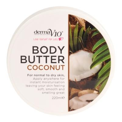 Derma V10 Body Butter Coconut 220 ml