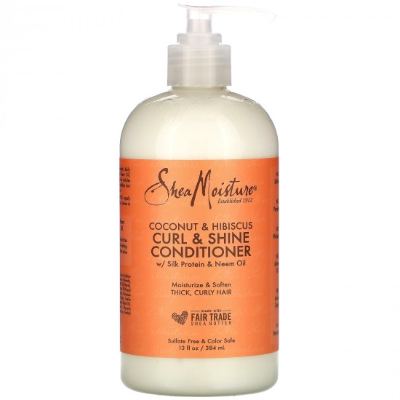 Shea Moisture Curl & Shine Coconut & Hibiscus Conditioner 384 ml