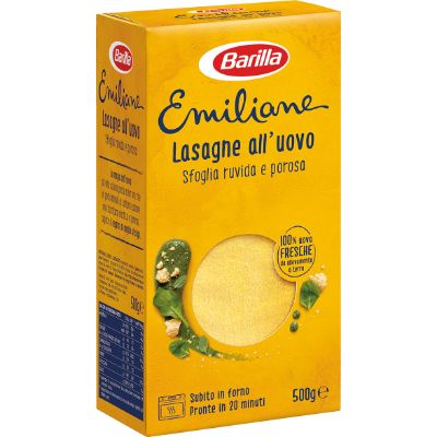 Barilla Emiliane Lasagne All'uovo 500 g