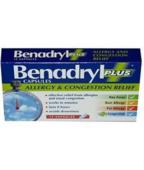 Benadryl Plus 12 Capsules