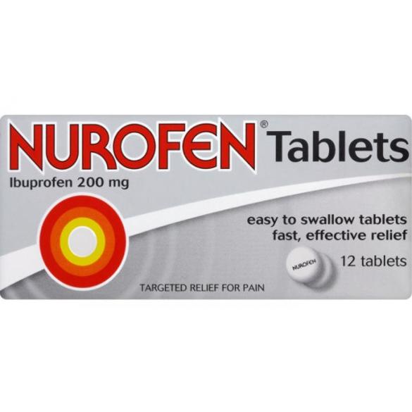 Nurofen 200 mg 12 Tablets