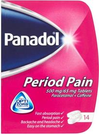 Panadol Period Pain 500 mg 14 Tablets