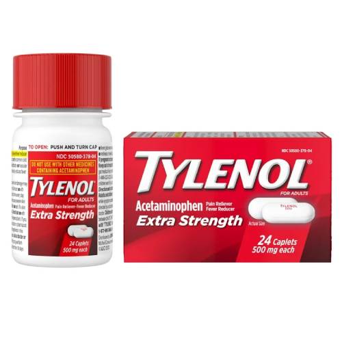 Tylenol Extra Strength 500 mg 24 Caplets