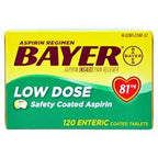 Bayer Aspirin 120 Tablets 81 mg