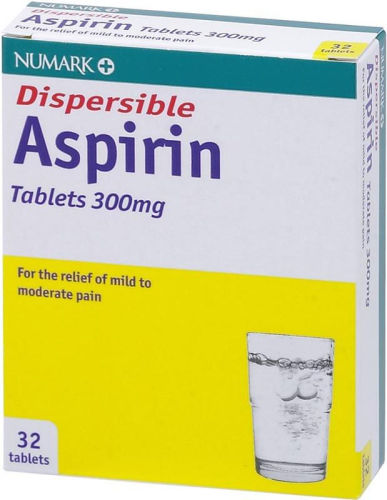 Aspirin Dispersible 300 mg 32 Tablets