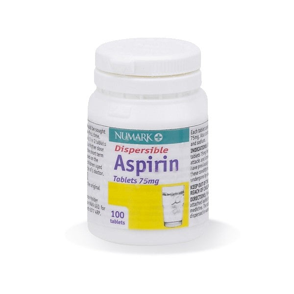 Aspirin Dispersible 300 mg 100 Tablets