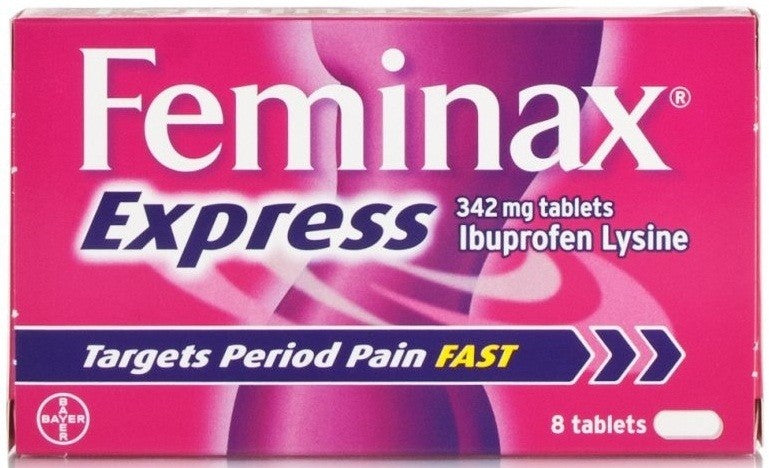 Feminax Express 342 mg 8 Tablets