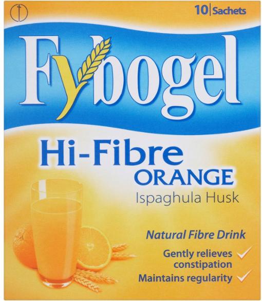 Fybogel Hi-Fibre Orange 10 Sachets