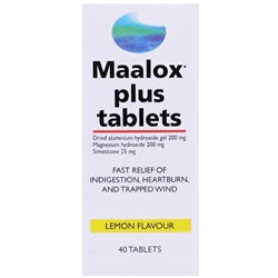Maalox Plus 40 Tablets