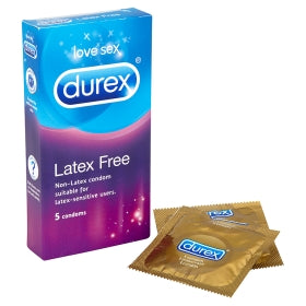 Durex Latex Free 5 Condoms