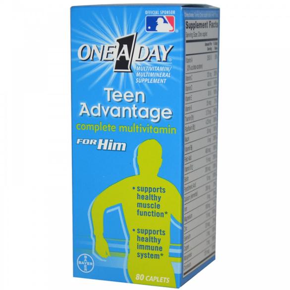 One A Day Teen Advantage 80 Capsules