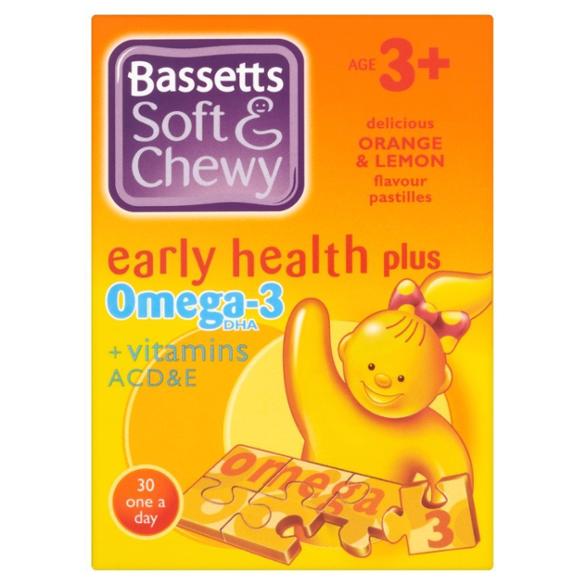 Bassetts Soft & Chewy Omega-3 With Multivitamins 30 Tablets