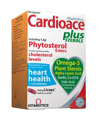 Cardioace Plus Sterols For Heart Health & Circulation 60 Capsules