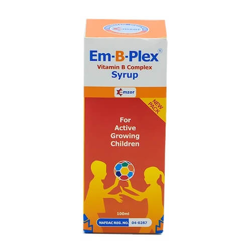 Em-B-Plex Vitamin B Complex Syrup 100 ml