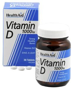 HealthAid Vitamin D 1000 IU 30 Tablets