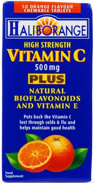 Haliborange Vitamin C 500 mg 50 Tablets