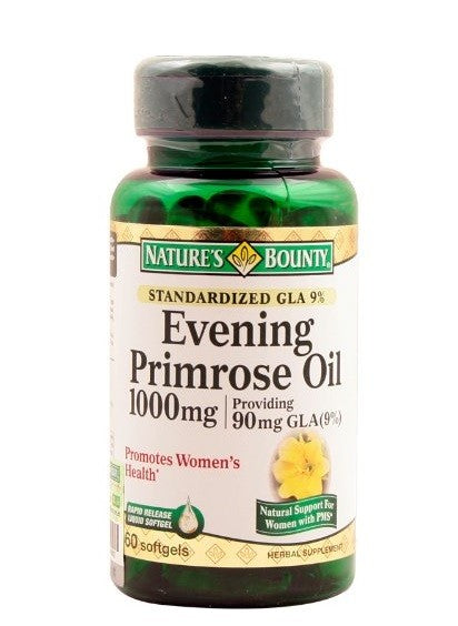 Nature's Bounty Evening Primrose Oil 1000 mg 60 Soft Gels
