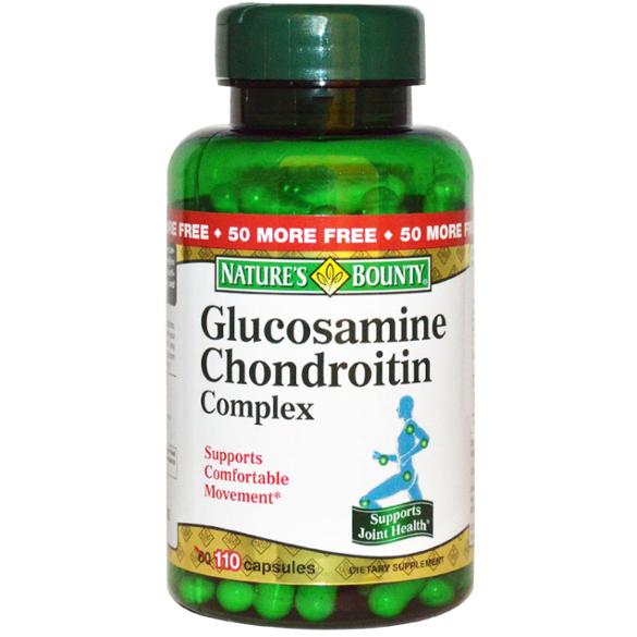 Nature's Bounty Glucosamine Chondroitin Complex 110 Capsules