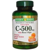 Nature's Bounty Vitamin C 500 mg 90 Tablets