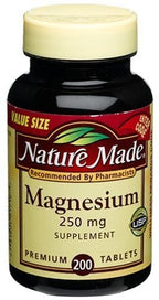 Nature Made Magnesium 250 mg 200 Tablets