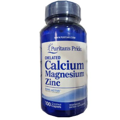 Puritan's Pride Calcium, Magnesium, Zinc 100 Capsules