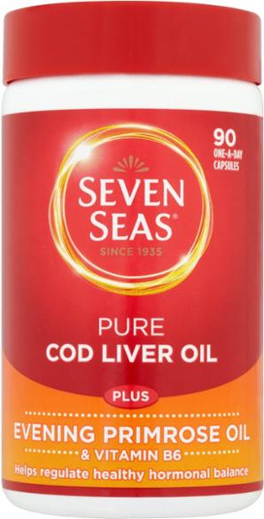 Seven Seas Cod Liver Oil + Evening Primrose Oil 90 Capsules