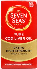 Seven Seas Cod Liver Oil High Strength 60 Capsules