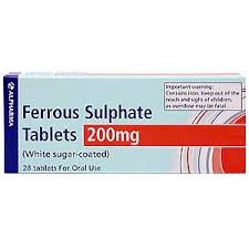 Ferrous Sulphate 200 mg 28 Tablets