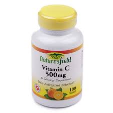 Nature's Field Vitamin C 500 mg 100 Tablets