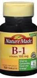 Nature Made Vitamin B1 Supplement 100 Tablets