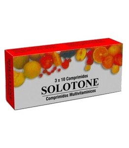 Solotone Multivitamin & Minerals 30 Tablets