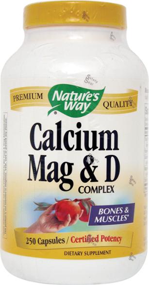 Nature's Way Calcium Magnesium & Vitamin D 100 Capsules