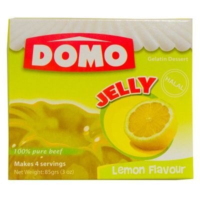 Domo Jelly Gellatin Dessert Lemon 85 g