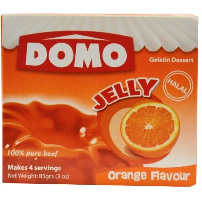 Domo Jelly Gellatin Dessert Orange 85 g