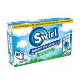 Swirl Easy Iron Tumble Dryer Sheets x45