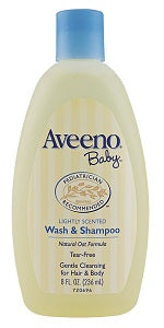 Aveeno Baby Lightly Scented Wash & Shampoo 236 ml