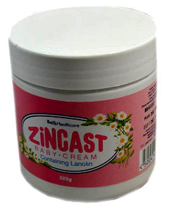 Zincast Baby Cream Containing Lanolin 225 g
