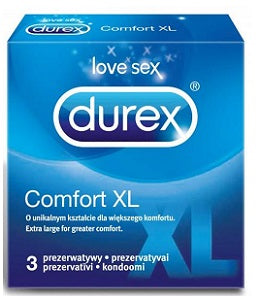 Durex Comfort XL 3 Condoms