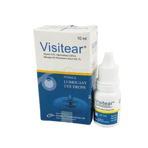 Visitear Sterile Lubricant Eye Drops 10 ml