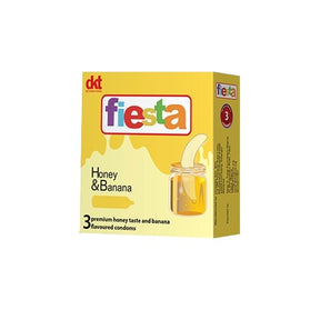 Fiesta Honey & Banana 3 Condoms x12 (36 Condoms)