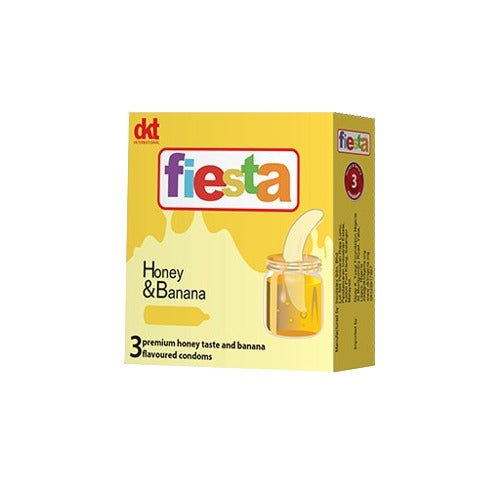 Fiesta Honey & Banana 3 Condoms x12 (36 Condoms)