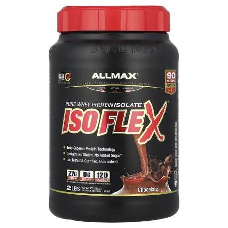 Allmax Isoflex Pure Whey Protein Isolate Chocolate 907 g