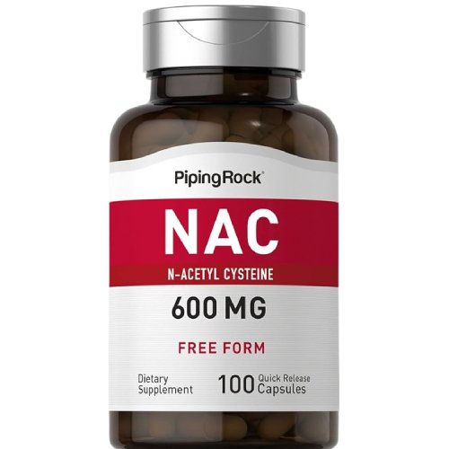 Piping Rock N-Acetyl Cysteine (NAC) 600 mg 100 Quick Release Capsules
