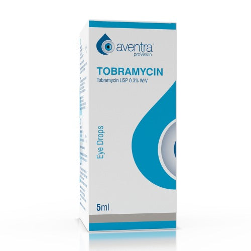 Aventra Tobramycin 0.3% w/v Eye Drops 5 ml