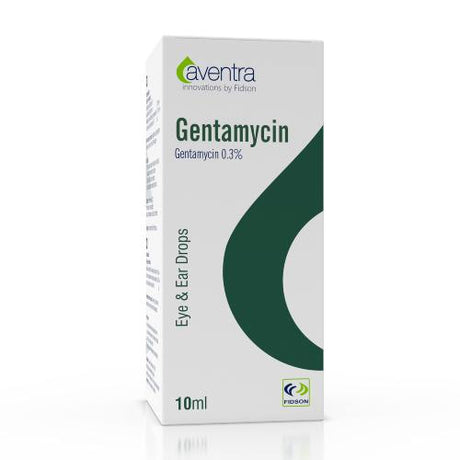Aventra Gentamycin 0.3 % Eye & Ear Drops 10 ml