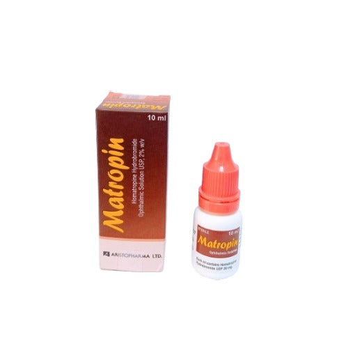 Matropin Eye Drops Homatropine Hydrobromide 2% w/v 10 ml